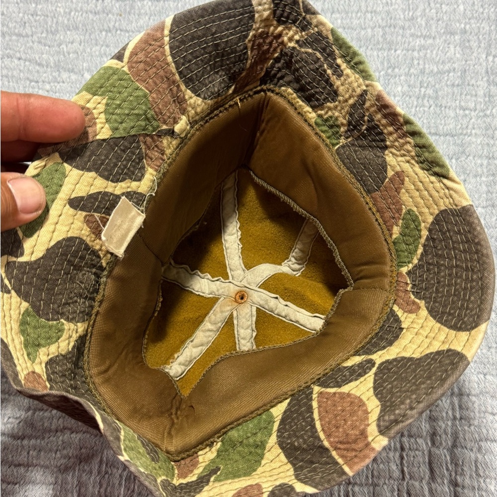 Vintage Original Hat Cap. Camo Boonie Bucket Hat Size‎ Small - Picture 3 of 5